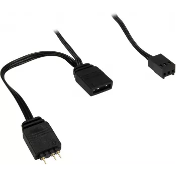 Universaalne vedelikjahutus Inter-Tech LC-120 RGB 12 cm Must