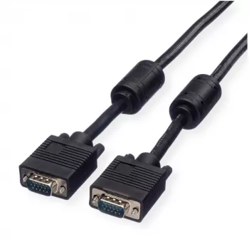 VGA-kaabel ROLINE High Quality Ferrite DDC HD15 M/M 20 m