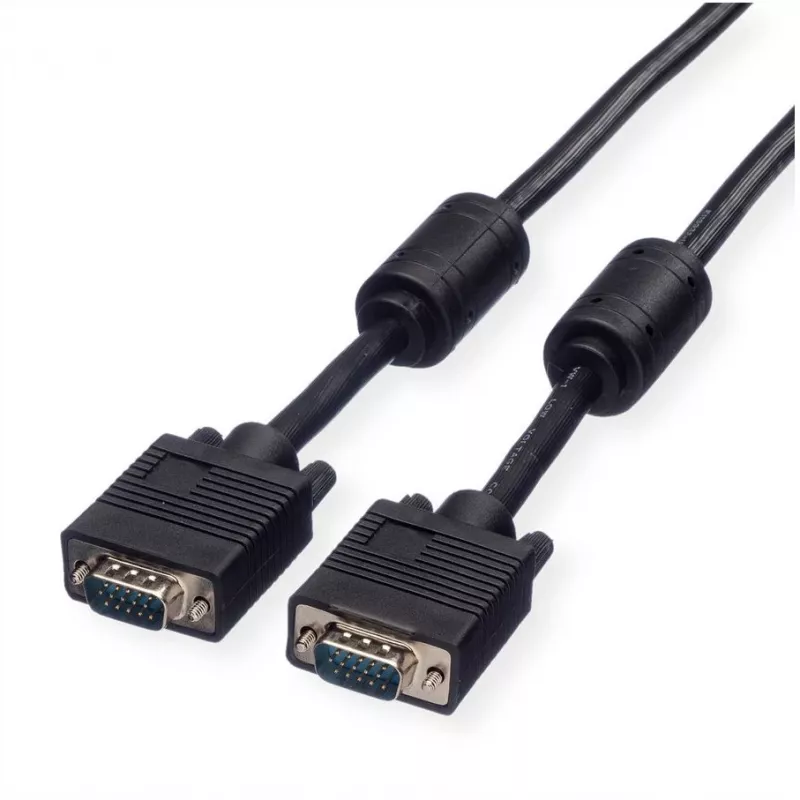 VGA-kaabel ROLINE High Quality Ferrite DDC HD15 M/M 20 m