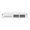 HPE Aruba Networking Aruba Instant On 1430 16G Class4 PoE 124W Haldamatu L2 Gigabit Ethernet (10/100/1000) Toite Etherneti (PoE) kaudu 1U Valge