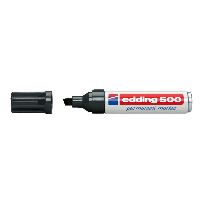 Püsiv marker Edding 500 Must 10 tk