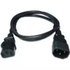 Zebra CS-CAB-IEC-L toitekaabel Must 1 m C13 pistik C14 pistik