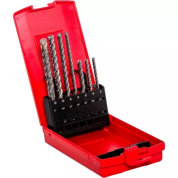 Hammer drill bit set Quattric II Set, SDS plus (5-piece, Ø 5-12mm)