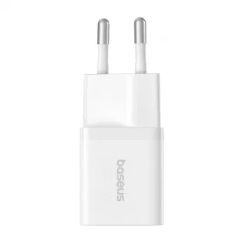 Baseus P10110909213-00 USB-C GaN5 mini 25W mains charger Valge