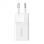 Baseus P10110909213-00 USB-C GaN5 mini 25W mains charger Valge