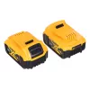 Tööriistakomplekt DeWALT DCK2080P2T-QW — 18V Li-Ion 5Ah (2x), DCG405 nurklihvija, puur-kruvikeeraja, M14 lihvimisketta keere, kohver
