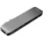 LOGILINK UA0302 LOGILINK- Mitmeotstarbeline USB-C 7-in-1 jaotur koos PD-ga, alumiinium, 100W
