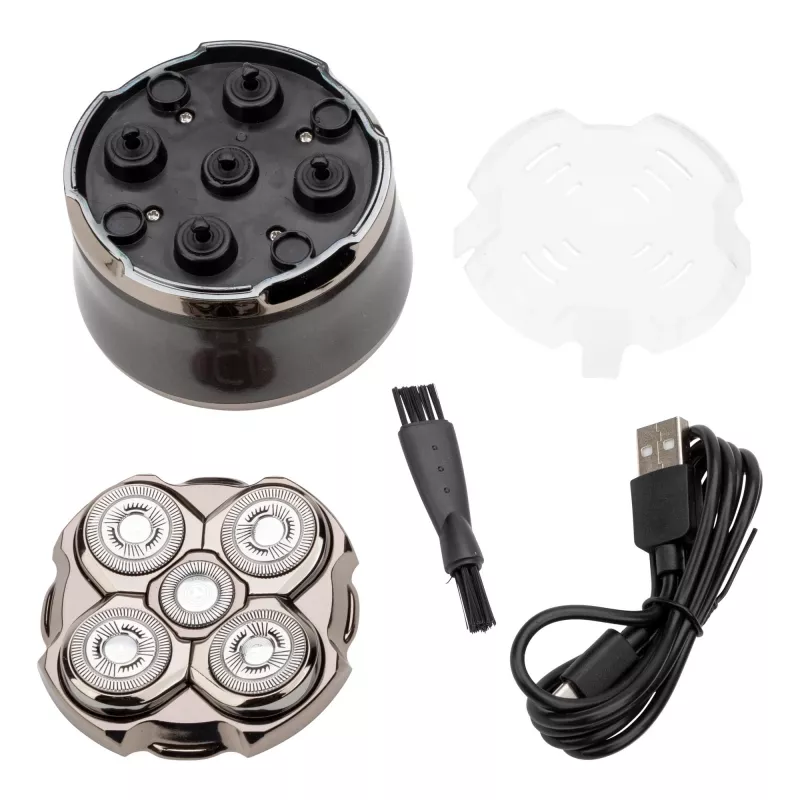 Meeste pöörlev pardel Jata JBMA1444 — 5 pöörlevat pead, Li-Ion 1200 mAh, märg ja kuiv, kroom