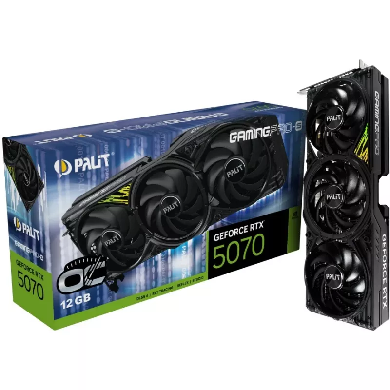 Palit GeForce RTX 5070 Ti GamingPro-S OC 16GB GDDR7 graafikakaart