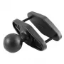 ZEBRA RAM 10,20cm (4) MAX WIDTH SQUARE RAIL B WITH 2.25 DIA BALL (RAM-D-247U-4)