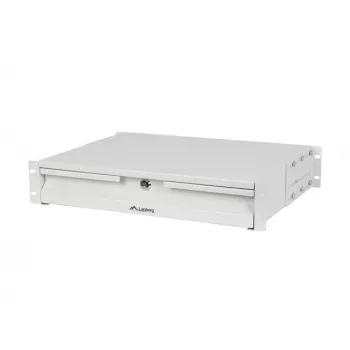 KAPISAHTEL 19 2U 360MM HALL LANBERG (2U/483X360MM KOORMUSTALUVUS KUNI 90KG, 4-PUNKTI KINNITUS)