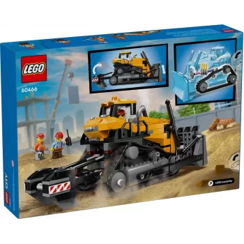Toy konstruktsioonibuldooser LEGO 60466, City seeria, 682 tk, 3 minifiguuri, soovitatav vanus 8+, mõõtmed 120×240×130 mm