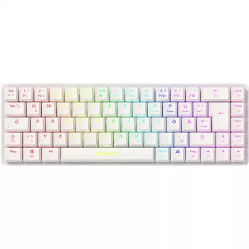 Sharkoon PureWriter W65 klaviatuur mängurile RF-juhtmevaba QWERTZ saksa must