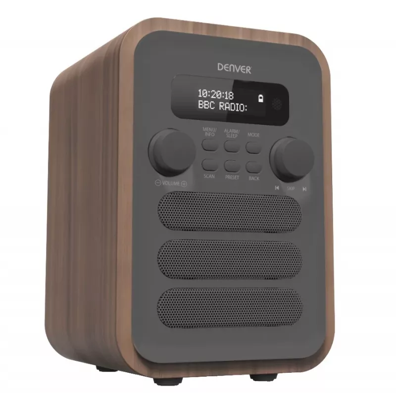 Denver DAB-48hall Personal Digital hall, Wood