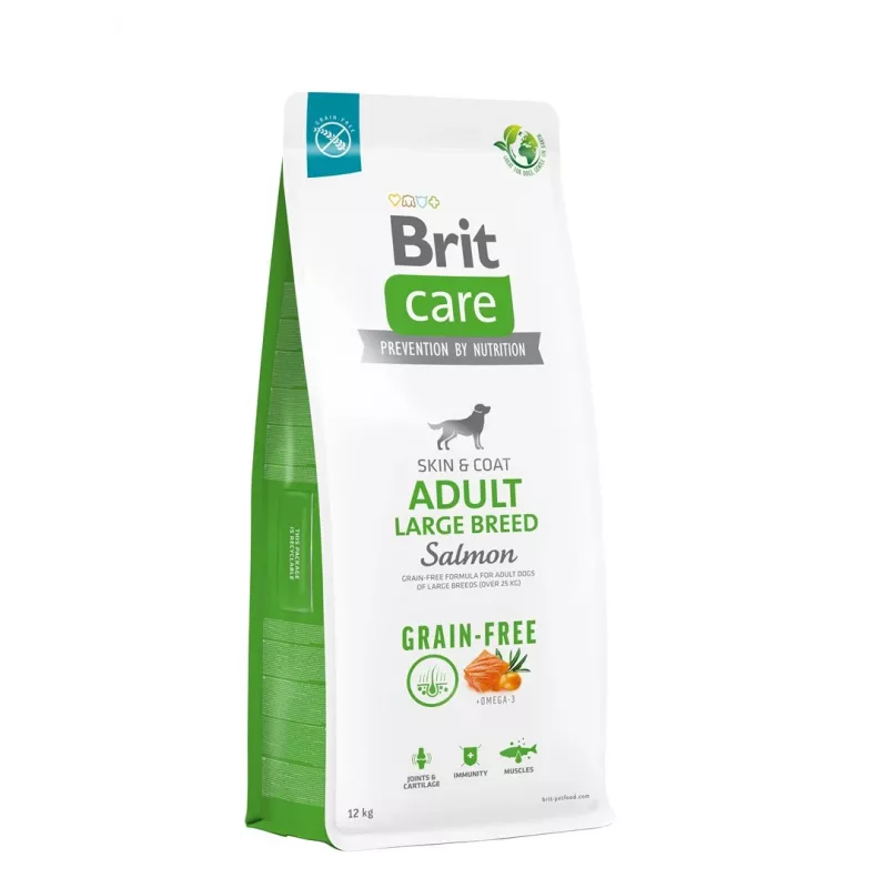 BRIT Care Adult Large Breed Salmon - kuiv koeratoit - 12 kg