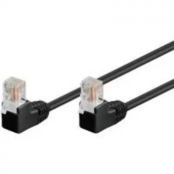 Võrgukaabel Goobay 96085 must 0,5m Cat5e U/UTP