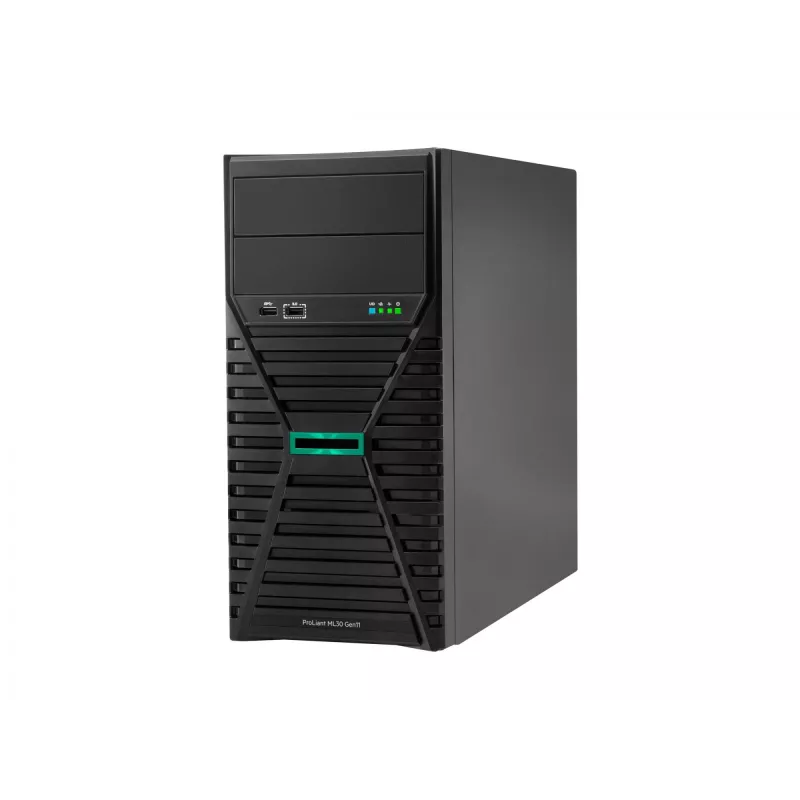 Tornserver HP Enterprise ProLiant ML30 Gen11 6325P 3,5 GHz 4-tuumaline 1P 32 GB DDR5 8x SFF NS204i-u MR408i-p 800 W EL