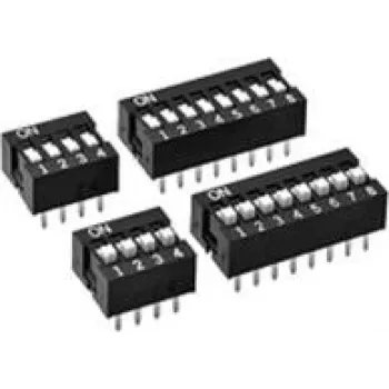 Omron A6E-8101-N DIP-lüliti pooluste arv (num) 8 THT 1 tk Kotis