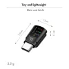 LogiLink USB-C DAC heliadapter. USB-C/M kuni 3,5 mm/F. Must