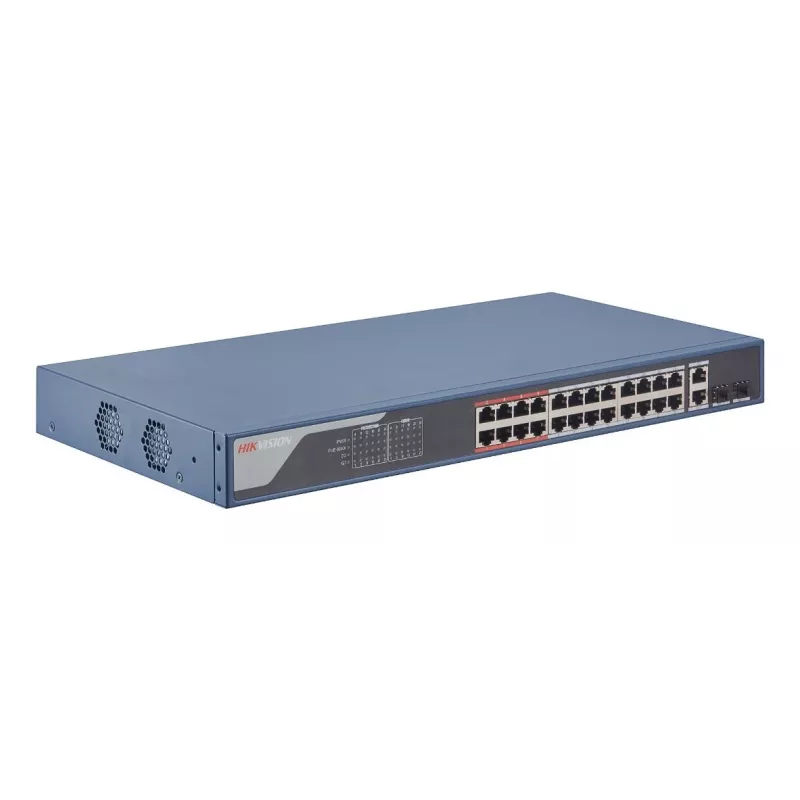Võrgukommutaator Hikvision DS-3E1326P-EI — 26 porti, 14,8 Gbit/s kommutatsioonivõime
