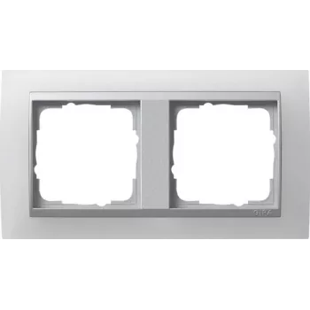 GIRA Event Opak Aluminium – Valge (021250)