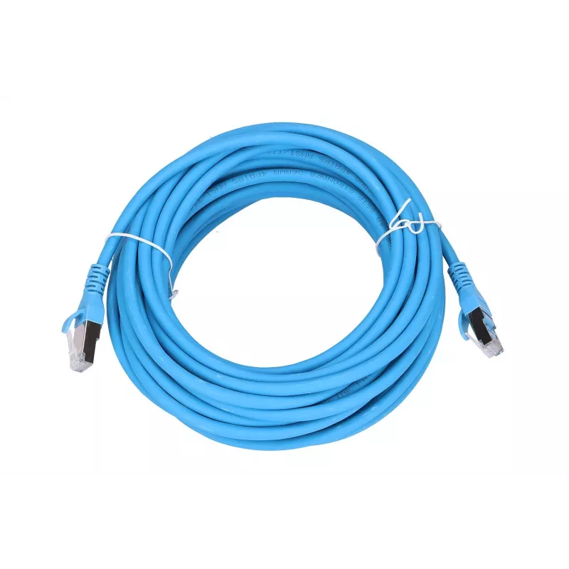 Extralink Cat.6A S/FTP Patch Cord 10m, Copper võrgukaabel, 10Gbit/s