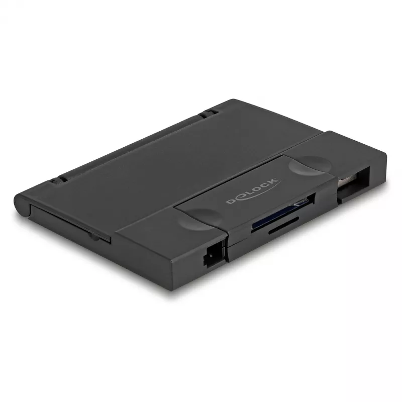 Kaardilugeja DeLOCK 91014 USB 3.2 Gen 1 Type-A/USB-C Must MicroSD SD