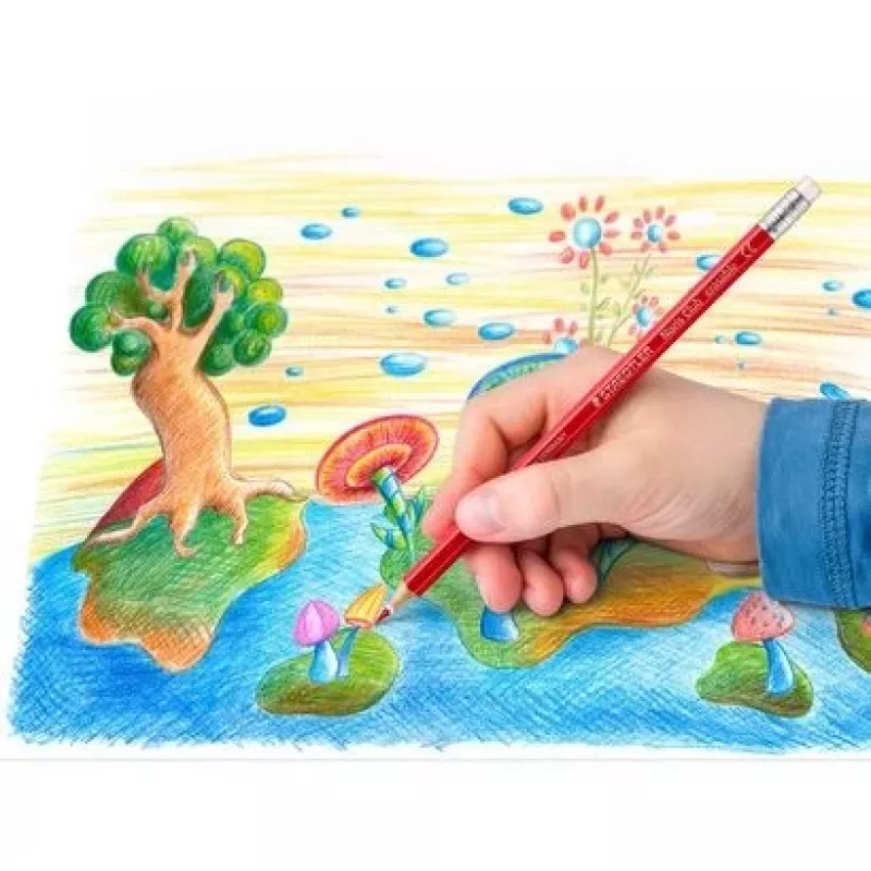 Kustutatavad värvilised pliiatsid Staedtler Noris 144 50 Multicolour 24 tk