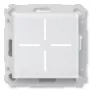 Smart-klaasnupp HomeMatic Homematic IP klaasnupp, 230 V, 868 MHz, valge, 54,5×54,5×29 mm