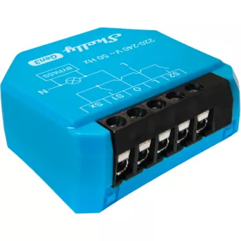 WiFi valgustuse kontroller Shelly Shelly_1L_Gen3 — 1-kanaliga nulljuhtmeta moodul, 220–240V, Wi‑Fi/Bluetooth, 802.11 b/g/n