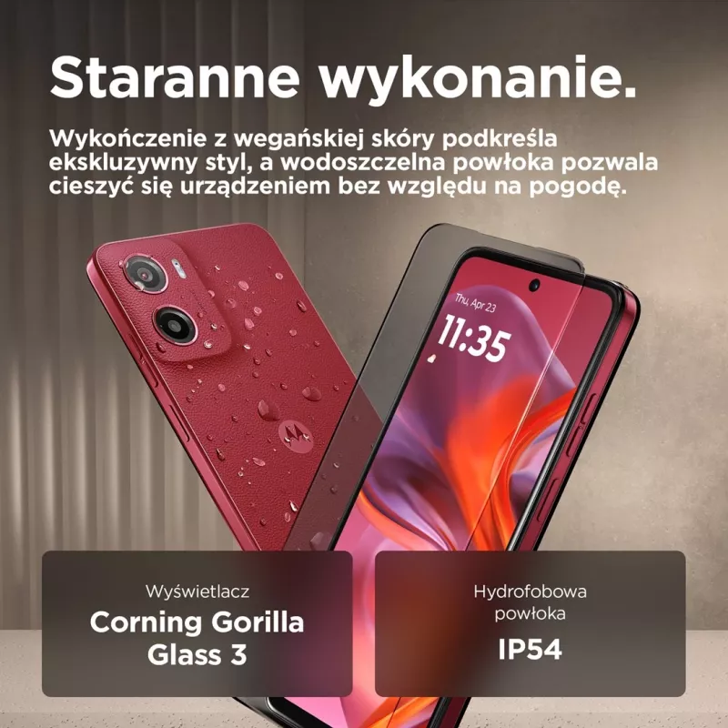 Motorola moto g05 16.9 cm (6.67 tolli) Dual SIM Android 15 4G USB USB-C 4 GB 256 GB 5200 mAh Punane