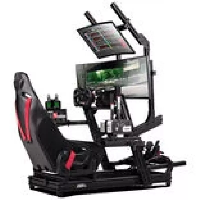 Next Level Racing GTElite Alumiiniumist Simulaatori Kabiin - Rattaplaadi Väljaanne + O-Rouge C1-XL Cold Fusion Simracing Iste