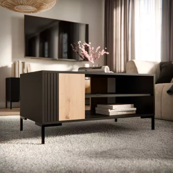 Cama MERCI coffee/lawn table 100 x 55 x 49 cm Must/oak artisan