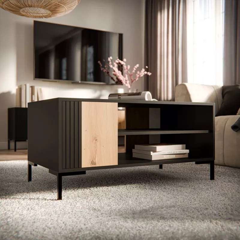 Cama MERCI coffee/lawn table 100 x 55 x 49 cm Must/oak artisan