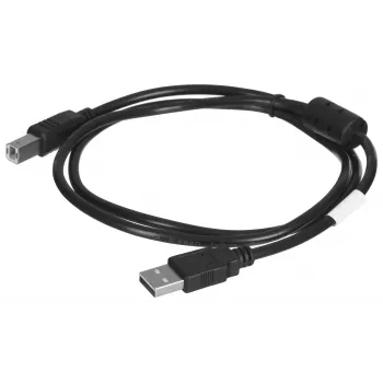 Lanberg CA-USBA-11CC-0010-BK USB-kaabel 1 m 2.0 USB B Must