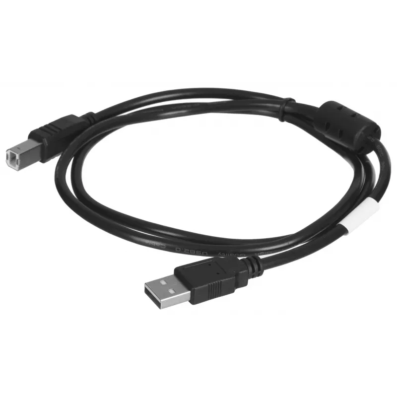 Lanberg CA-USBA-11CC-0010-BK USB-kaabel 1 m 2.0 USB B Must