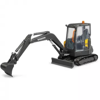 BRUDER mudelsõiduk — Volvo ECR40 kompaktekskavaator (mänguasi) autor BRUDER, mudel 02465