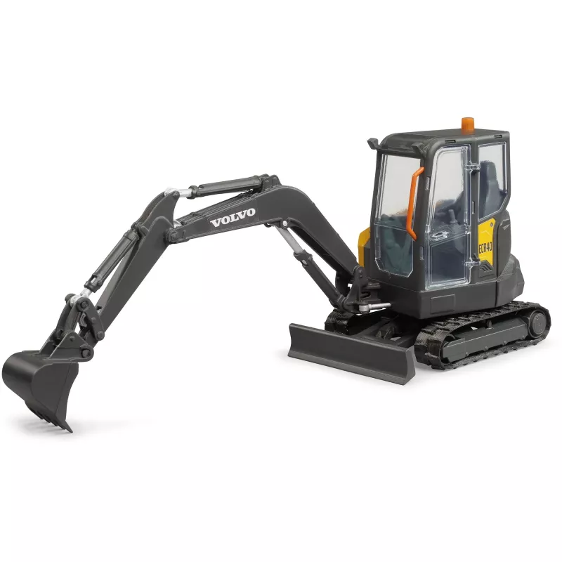 BRUDER mudelsõiduk — Volvo ECR40 kompaktekskavaator (mänguasi) autor BRUDER, mudel 02465