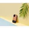 Kaitseümbris Man and Wood iPhone 12 mini jaoks Herringbone Nero Must