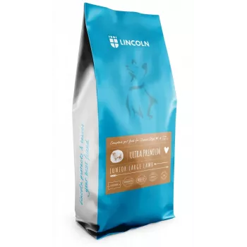 Kuiv koeratoit Lincoln Junior Lamb with Rice 12 kg