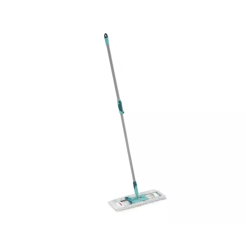 Mop Leifheit Profi Cotton Plus Fiber 420 mm — mikrokiust puhastuslapp laminaadile ja plaatidele, türkiis/valge