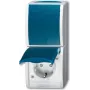 BUSCH JAEGER 2601/6/20 EBW-53 - Tüüp F - 2P+E - Sinine - Valge - IP44 - 250 V - 16 A