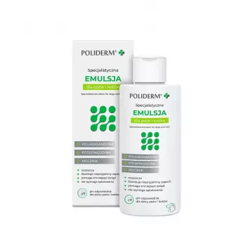 Palsam JM Sante Poliderm 140 ml — emulsioon põletikulisele nahale koertele ja kassidele, sügelusevastane, kõõmahooldus