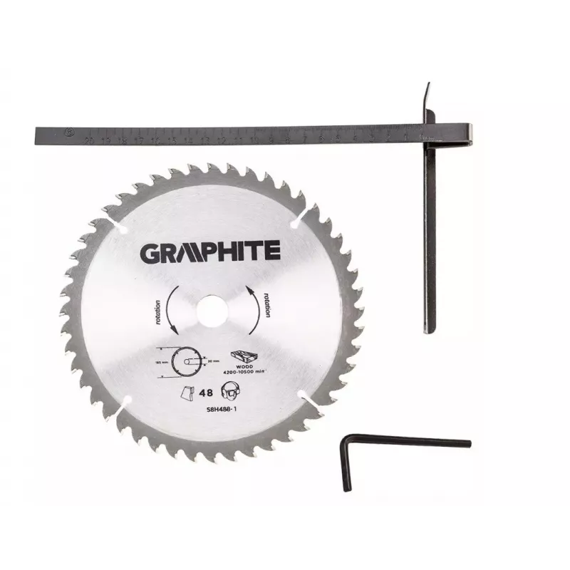 Ketassae Graphite 58G488 1200 W 185 mm