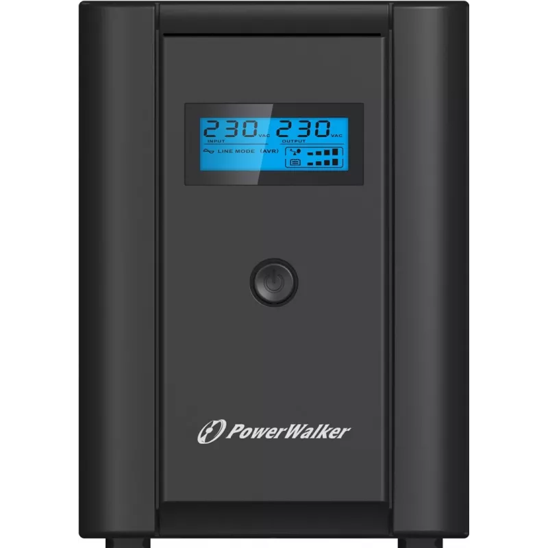 PowerWalker VI 1200 SHL Schuko katkematu toiteallikas (UPS) Line-Interactive 1,2 kVA 600 W 4 vahelduvvoolupistikupesa
