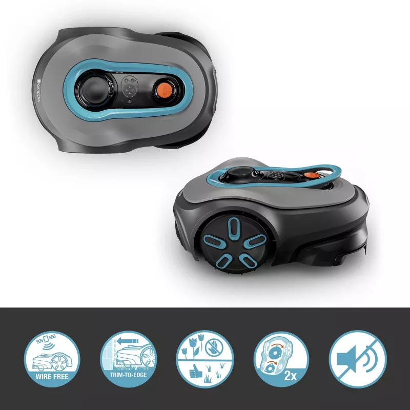 Robotic lawn mower Gardena smart SILENO free Maximum lawn area 1200 m² Cutting width 16 cm