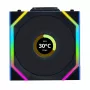 Ventilaator Lian Li UNI FAN SL Wireless LCD 120 12 cm Must 31 dB 51.45 cfm