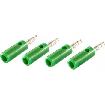 shiverpeaks BS56200-4G juhtmeühendus banaanpistikuga, roheline (BS56200-4G)