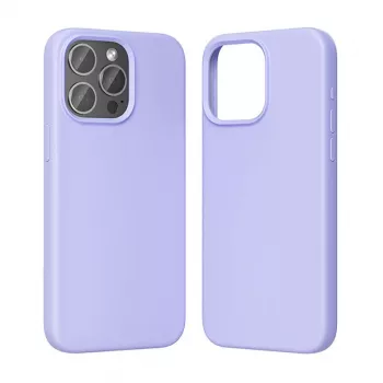 Telefonikott Vention Silicone Case KUFV0-40 iPhone 15 Pro Max jaoks, lilla, silikoon pehme puudutusega õhuke sobivus