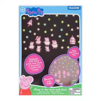 Seinakleit Hasbro Peppa Pig PP13870PP pimedas helendavad tähed